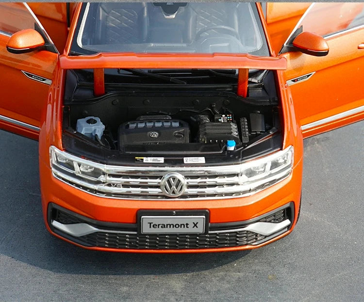 [OEM] 1:18 Volkswagen 2018 Atlas Teramont X orange voiture miniature Die-Cast