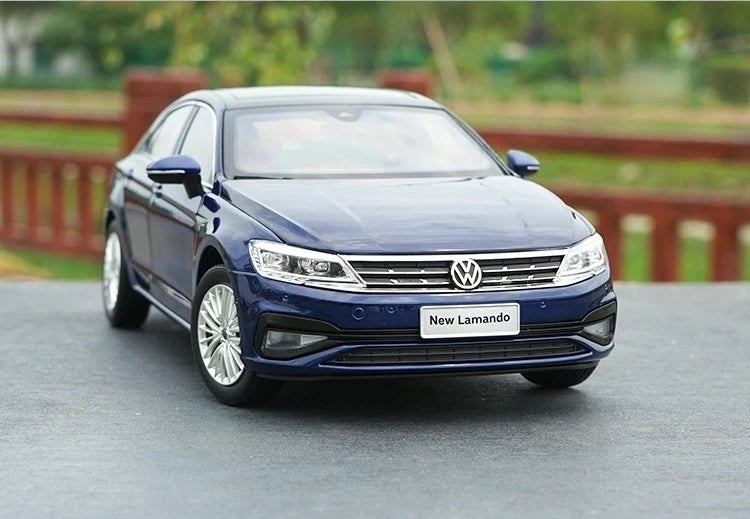 [OEM] 1:18 Volkswagen 2018 Lamando Blue Model Car Die-Cast