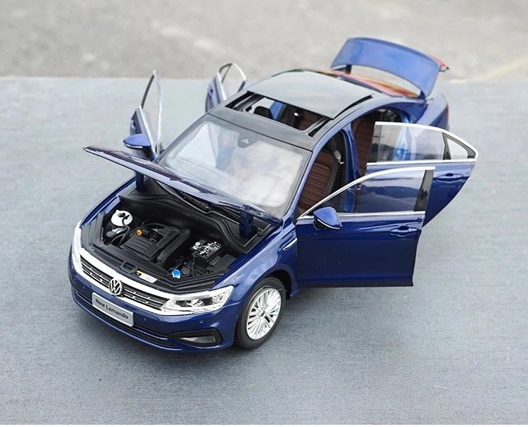 [OEM] 1:18 Volkswagen 2018 Lamando Blue Model Car Die-Cast