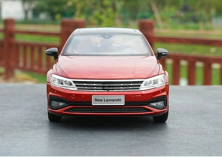 [OEM] 1:18 Volkswagen 2018 Lamando Red Model Car Die-Cast