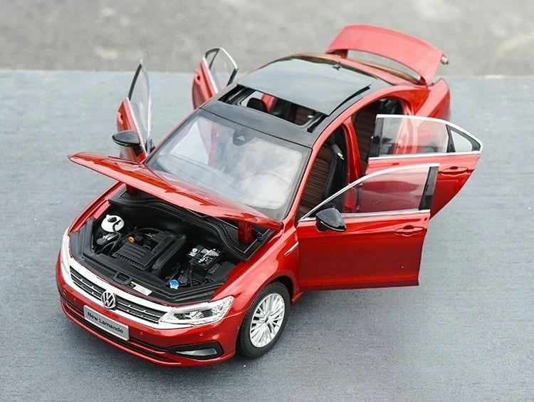 [OEM] 1:18 Volkswagen 2018 Lamando Red Model Car Die-Cast