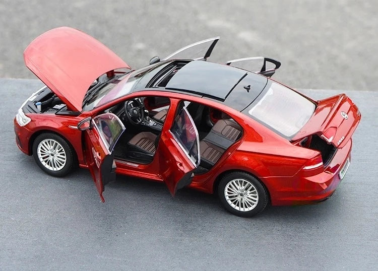 [OEM] 1:18 Volkswagen 2018 Lamando Red Model Car Die-Cast