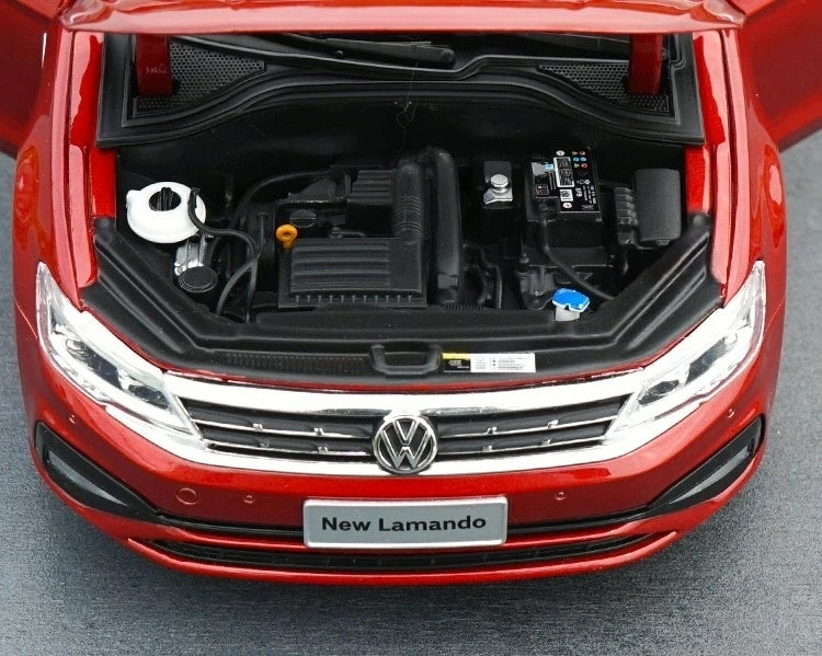 [OEM] 1:18 Volkswagen 2018 Lamando Red Model Car Die-Cast