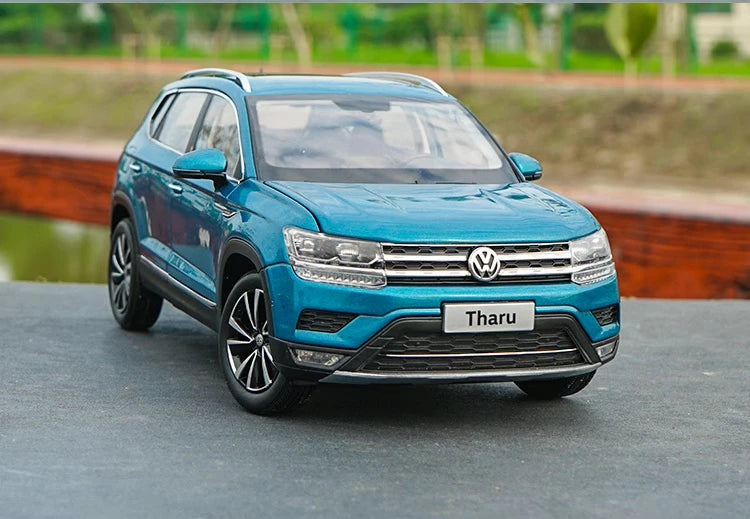 [OEM] 1:18 Volkswagen 2018 Taos Tharu Blue Model Car Die-Cast