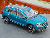 [OEM] 1:18 Volkswagen 2018 Taos Tharu Blue Model Car Die-Cast