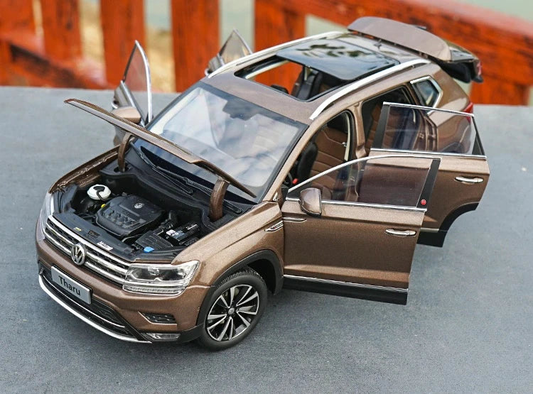 [OEM] 1:18 Volkswagen 2018 Taos Tharu Brown Model Car Die-Cast