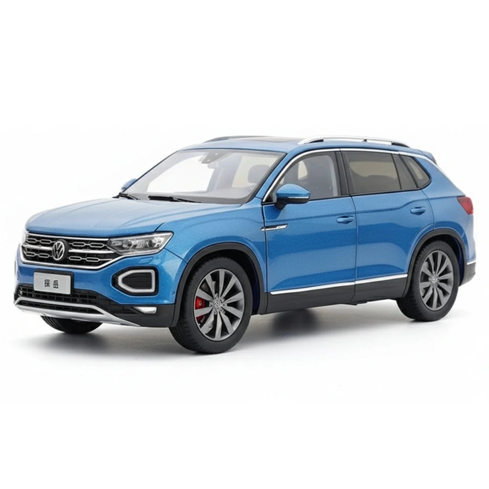 [OEM] 1:18 Volkswagen 2018 Tayron Blue Model Car Die-Cast