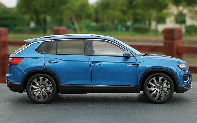 [OEM] 1:18 Volkswagen 2018 Tayron Blue Model Car Die-Cast