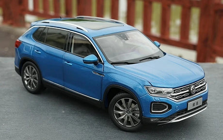 [OEM] 1:18 Volkswagen 2018 Tayron Blue Model Car Die-Cast
