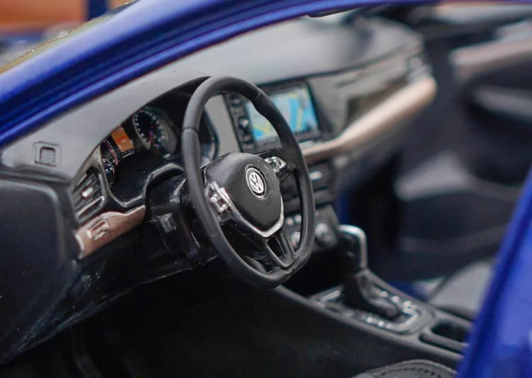 [OEM] 1:18 Volkswagen 2019 Bora Blue Model Car Die-Cast