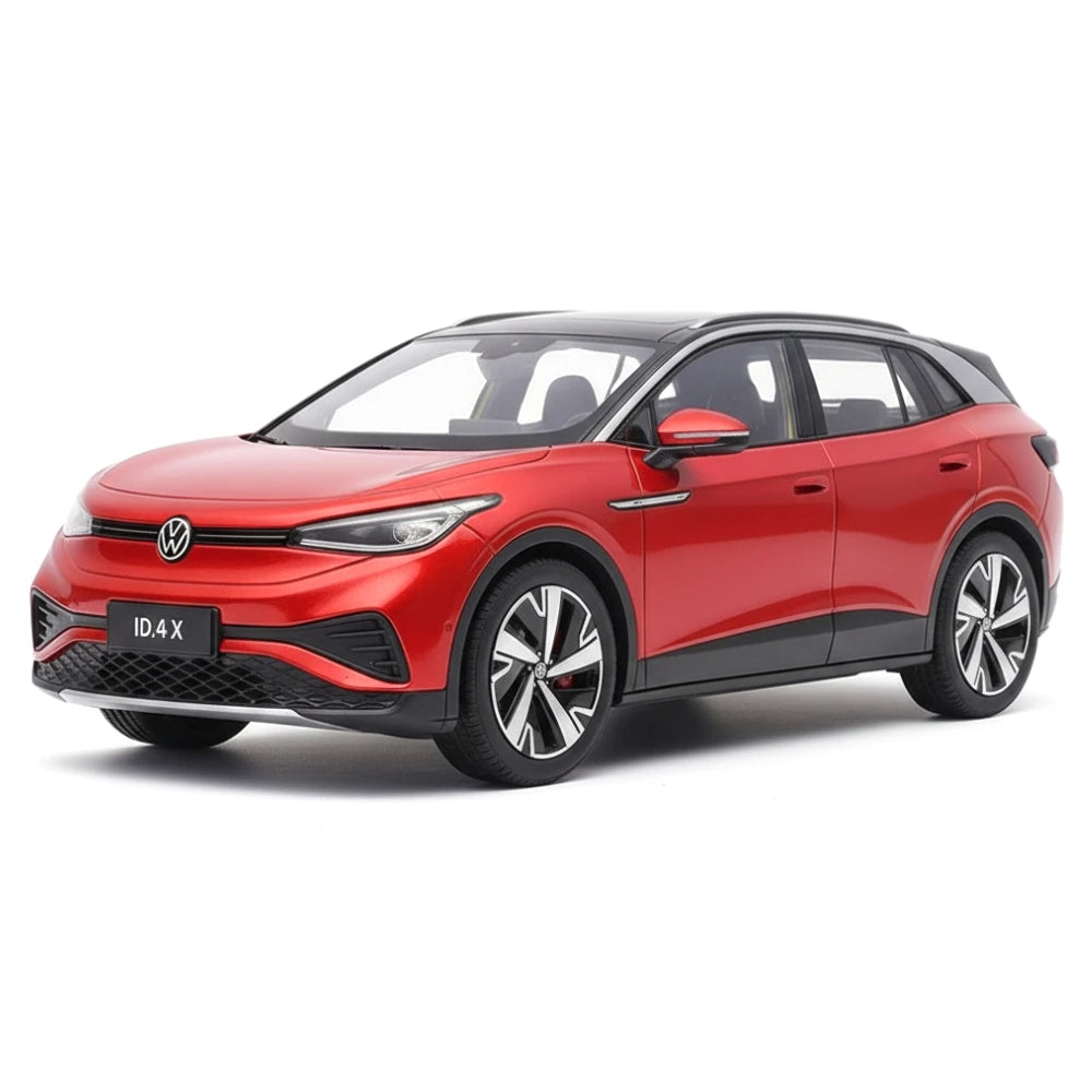 [OEM] 1:18 Volkswagen 2020 ID.4X rosso modellino di auto Die-Cast