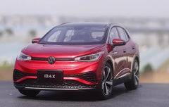 [OEM] 1:18 Volkswagen 2020 ID.4X rosso modellino di auto Die-Cast