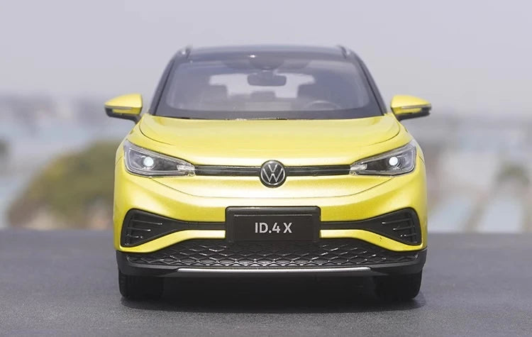 [OEM] 1:18 Volkswagen 2020 ID.4X gul modellbil Die-Cast