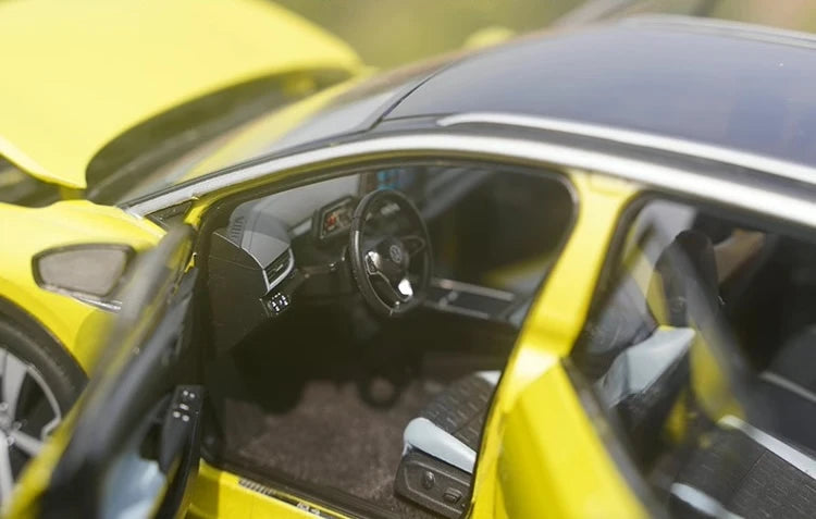 [OEM] 1:18 Volkswagen 2020 ID.4X giallo modellino di auto Die-Cast