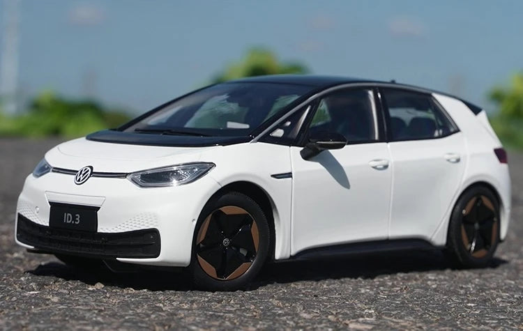 [OEM] 1:18 Volkswagen 2020 ID.3 bianco modellino di auto Die-Cast