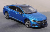 [OEM] 1:18 Volkswagen 2021 Arteon Blue Model Car Die-Cast