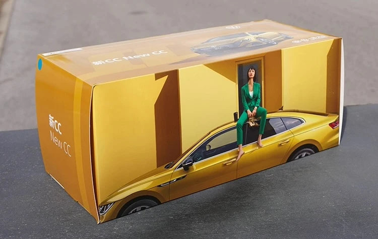 [OEM] 1:18 Volkswagen 2021 Arteon Yellow Model Car Die-Cast