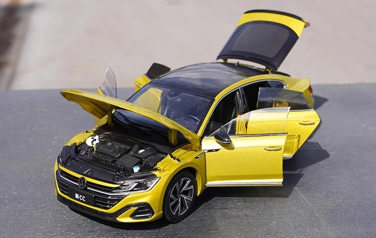 [OEM] 1:18 Volkswagen 2021 Arteon Yellow Model Car Die-Cast