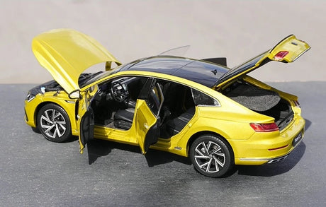 [OEM] 1:18 Volkswagen 2021 Arteon Yellow Model Car Die-Cast