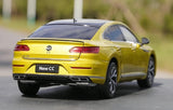 [OEM] 1:18 Volkswagen 2021 Arteon Yellow Model Car Die-Cast