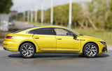 [OEM] 1:18 Volkswagen 2021 Arteon Yellow Model Car Die-Cast
