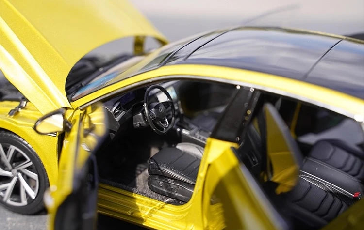 [OEM] 1:18 Volkswagen 2021 Arteon Yellow Model Car Die-Cast