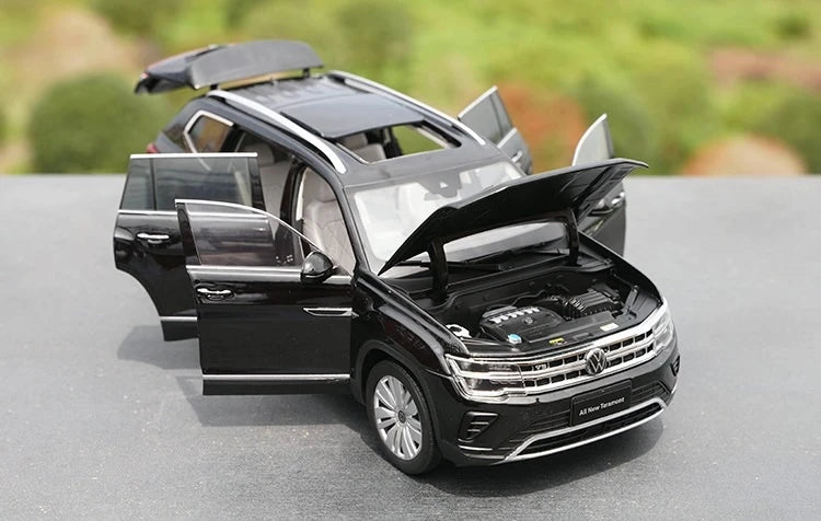 [OEM] 1:18 Volkswagen 2021 Atlas Teramont Black Model Car Die-Cast