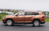 [OEM] 1:18 Volkswagen 2021 Atlas Teramont ブラウン モデルカー Die-Cast