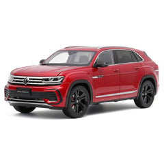 [OEM] 1:18 Volkswagen 2021 Atlas Teramont X rosso modellino di auto Die-Cast