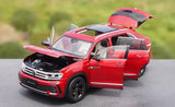 [OEM] 1:18 Volkswagen 2021 Atlas Teramont X Red Model Car Die-Cast