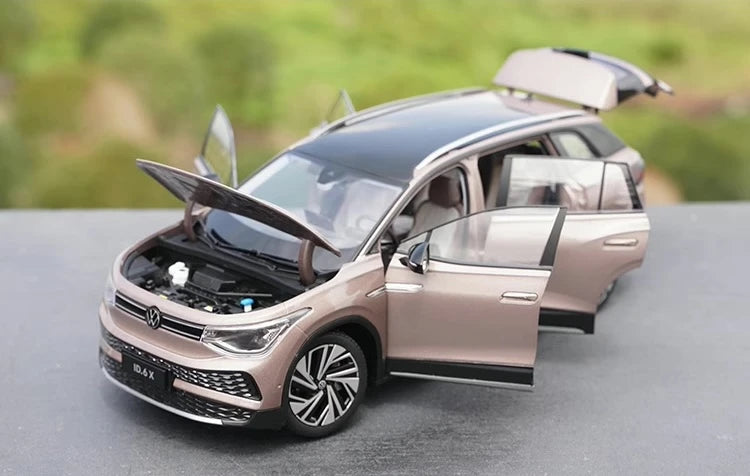 [OEM] 1:18 Volkswagen 2021 ID.6 X Pink Model Car Die-Cast