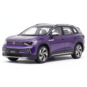 [OEM] 1:18 Volkswagen 2021 ID.6 X Purple Model Car Die-Cast