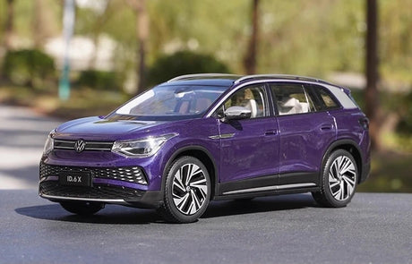 [OEM] 1:18 Volkswagen 2021 ID.6 X Purple Model Car Die-Cast