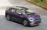 [OEM] 1:18 Volkswagen 2021 ID.6 X Purple Model Car Die-Cast