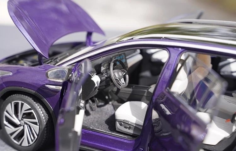 [OEM] 1:18 Volkswagen 2021 ID.6 X Purple Model Car Die-Cast