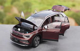 [OEM] 1:18 Volkswagen 2021 ID.6 X rosso modellino di auto Die-Cast