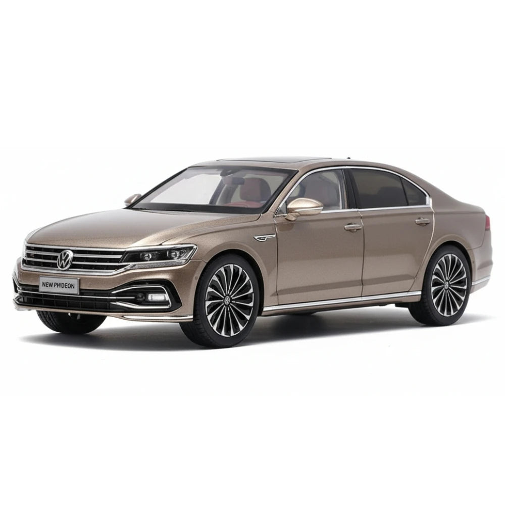 [OEM] 1:18 Volkswagen 2021 Phideon oro modellino di auto Die-Cast