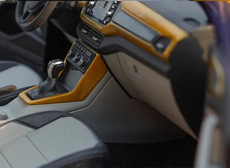 [OEM] 1:18 Volkswagen 2021 T-Cross Yellow Model Car Die-Cast