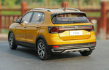 [OEM] 1:18 Volkswagen 2021 T-Cross Yellow Model Car Die-Cast