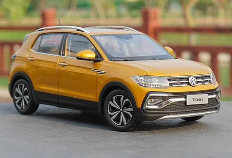 [OEM] 1:18 Volkswagen 2021 T-Cross Yellow Model Car Die-Cast