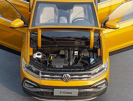 [OEM] 1:18 Volkswagen 2021 T-Cross Yellow Model Car Die-Cast