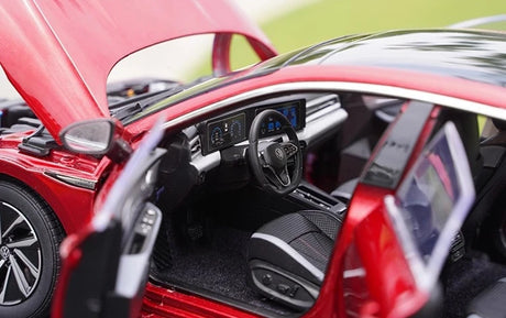 [OEM] 1:18 Volkswagen 2022 Lamando L Red Model Car Die-Cast