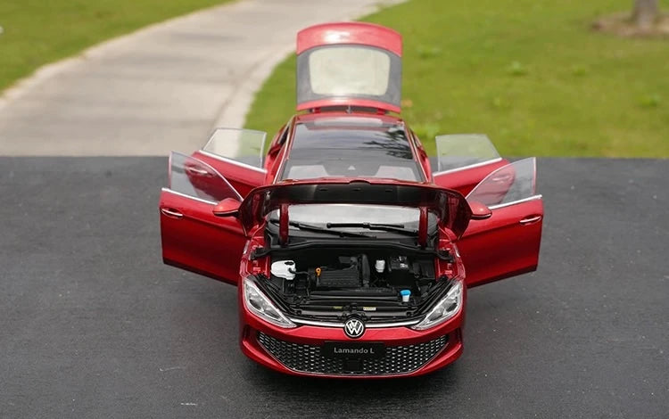 [OEM] 1:18 Volkswagen 2022 Lamando L Red Model Car Die-Cast