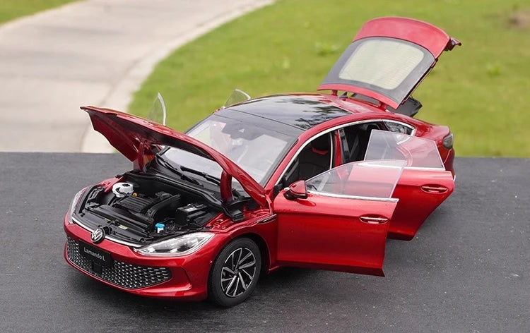 [OEM] 1:18 Volkswagen 2022 Lamando L Red Model Car Die-Cast