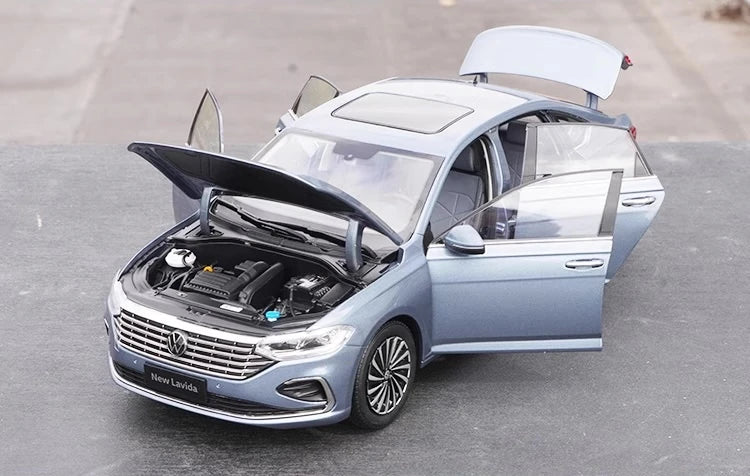 [OEM] 1:18 Volkswagen 2022 Lavida Blue Model Car Die-Cast