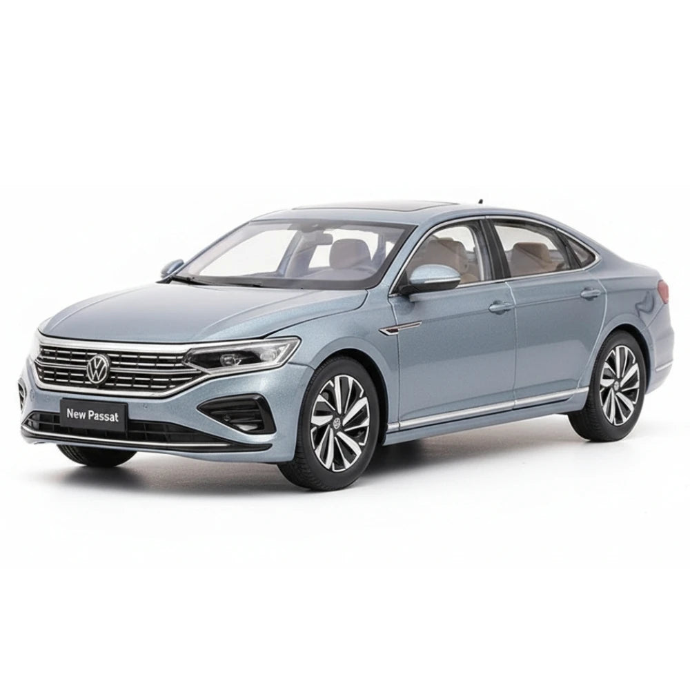[OEM] 1:18 Volkswagen 2022 Passat blå modellbil Die-Cast