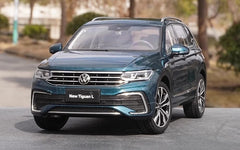 [OEM] 1:18 Volkswagen 2022 Tiguan L Blue Model Car Die-Cast