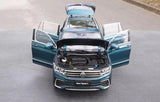[OEM] 1:18 Volkswagen 2022 Tiguan L bleu voiture miniature Die-Cast