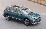 [OEM] 1:18 Volkswagen 2022 Tiguan L bleu voiture miniature Die-Cast