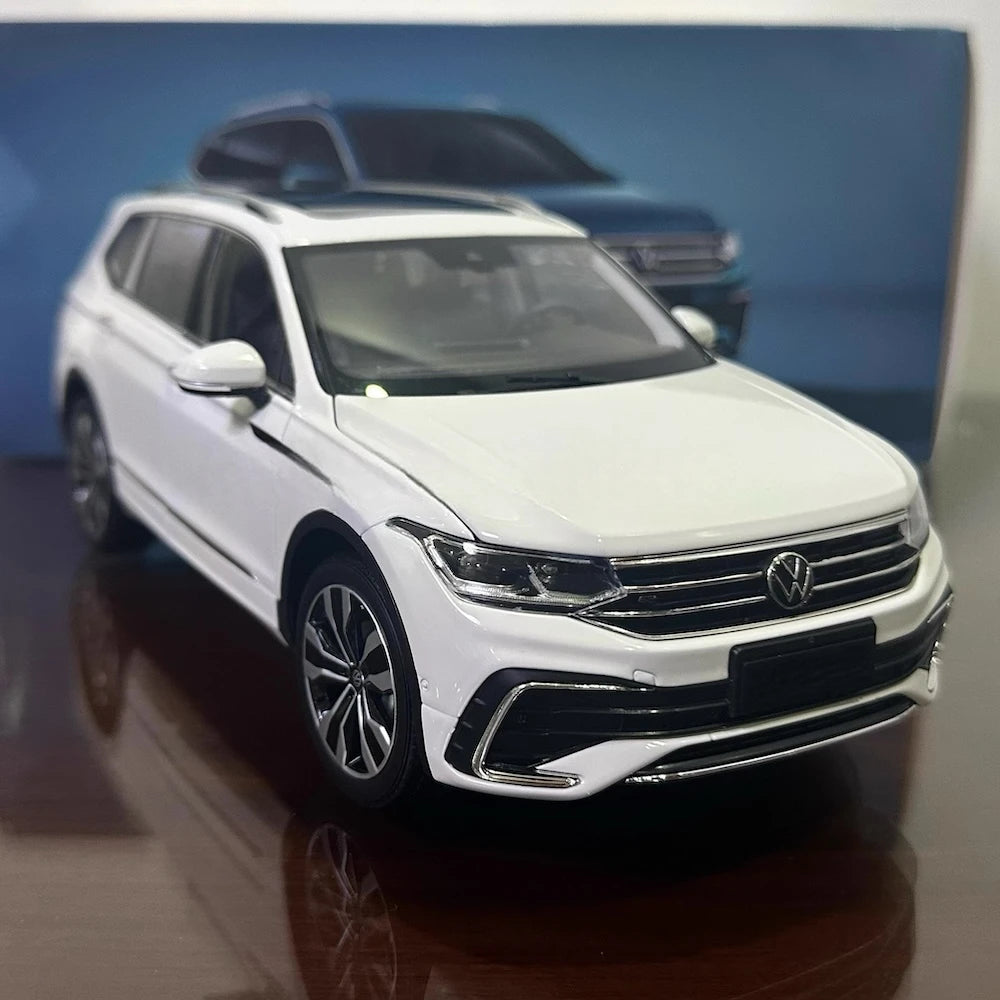 [OEM] 1:18 Volkswagen 2022 Tiguan L blanc voiture miniature Die-Cast